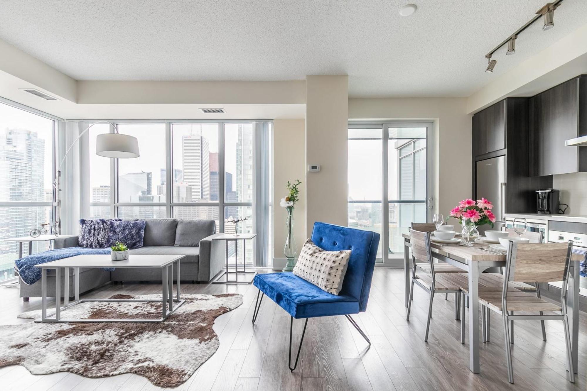 Luxury 1Br Condo - King Bed With City Views Toronto Exterior foto